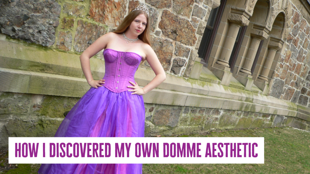 Kali in a purple ballgown