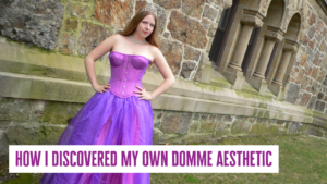 Kali in a purple ballgown